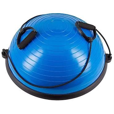 Боксерские груши: BOSU tipli balans trenajor topu – elastik müqavimət rezinləri və nasos — 2