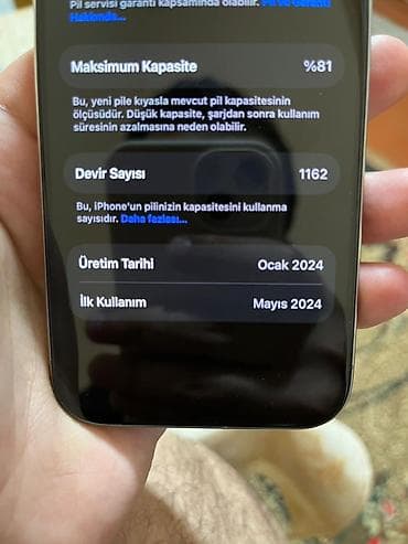 iphone 3 kamera: IPhone 15 Pro, Gümüşü, Face ID — 6
