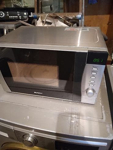 mikrodalgali: Mikrodalğalı soba Sunny, Ayrıca dayanan, Mikrodalğalar ilə, rəng - Gümüşü — 3