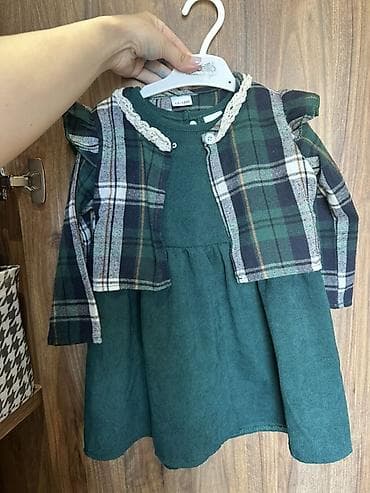 Qız uşağı üçün dəst – don və jaket - Ölçü: 12–18 ay - Fəsil — 1