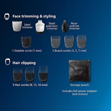 philips xenium 9@9d: 🔥 PHİLİPS MULTİGROOM 3000 – MG3740 🔥 ✨ Saç, saqqal, bıyıq, burun — — 6