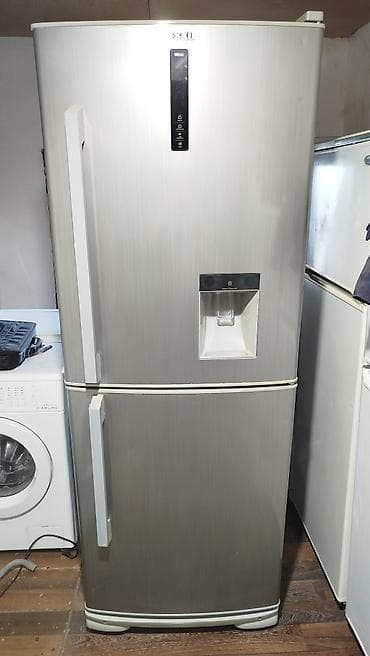 Yeni 2 qapılı Soyuducu Satılır, rəng - Boz, Dispenserli
