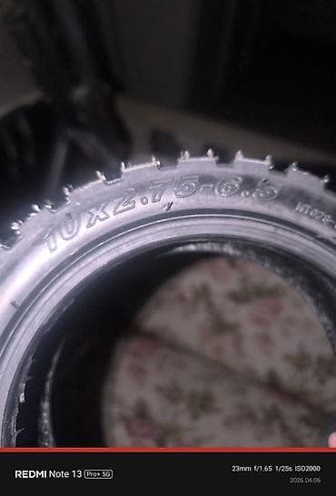 moped skuter: Salam skuter təkəridi ölçü 10 duym təzə alinib skuterə uyğun — 3