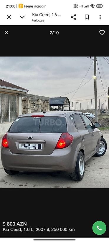 opel avtomat karobka: Kia Ceed: 1.6 l | 2007 il Hetçbek — 7
