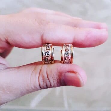 qaş sabitləyici: Sırğa, Versace, Sarı qızıl, 585 Əyar, 226 g — 3