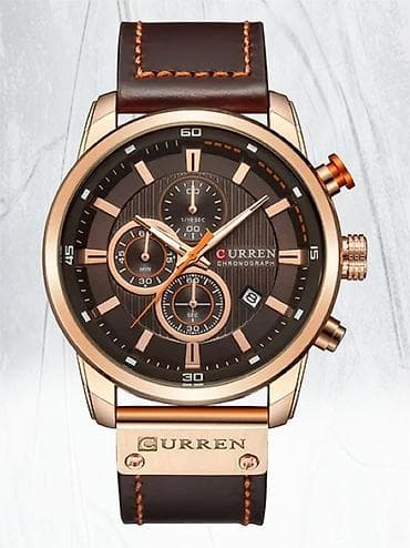 Yeni, Qol saatı, Curren, rəng - Qəhvəyi