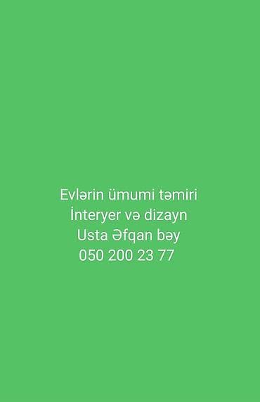 kreditle ev temiri eden sirketler: Xidmət: Evların ümumi təmiri, interyer və dizayn Təklif olunan işlər — 1