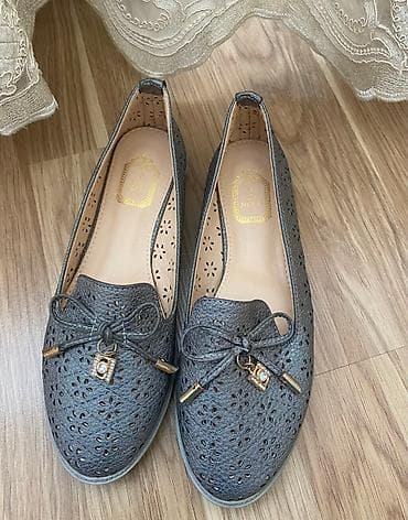 Tuflilər, Ölçü: 36, rəng - Boz, Yeni