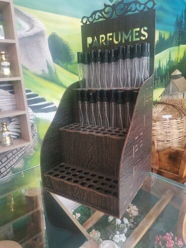 sirqa sekilleri: Ətir biznesi başlamaq üçün 60 qab parfum qabı iynəsi komplekt şəkildə — 4