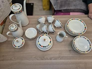 Çay dəsti, rəng - Ağ, Farfor — 3