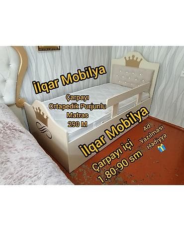 ucuz kravat: Oğlan və qız üçün, Yeni, Çarpayı, Bazasız, Matrassız, Siyirməsiz — 2