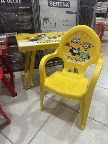 Столы для кормления: Uşaq masa stul dəsti Uşaq dərs masası Uşaq yazı masası Uşaq masa və — 6