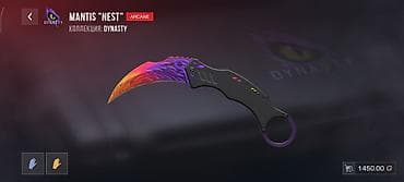 ovcu bıcağı: Mantis “Nest” – Arcane dərəcəli bıçaq skin’i Kolleksiya: Dynasty - — 1