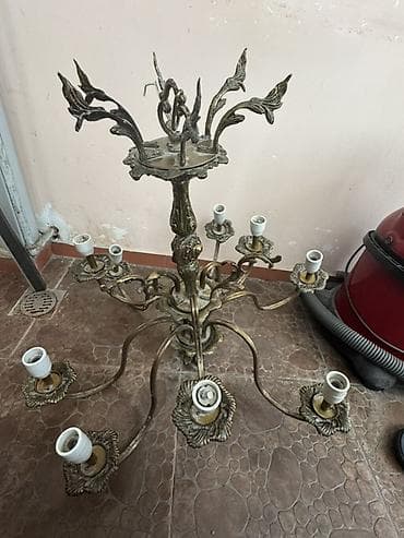 Çılçıraq, 8 lampa, Metal