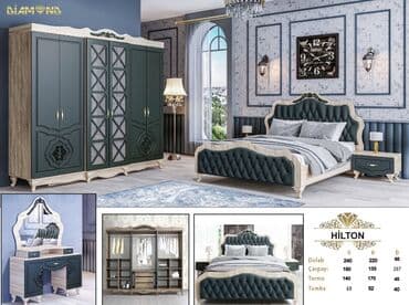 İkinəfərlik çarpayı, Dolab, Termo, 2 tumba, Yeni