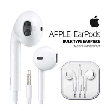 iphone simli qulaqlıq: Yeni Simli Qulaqcıqlar, Apple, rəng - Ağ — 3