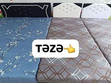 tek kravat islenmis: İkinəfərlik çarpayı, Matras ilə — 1