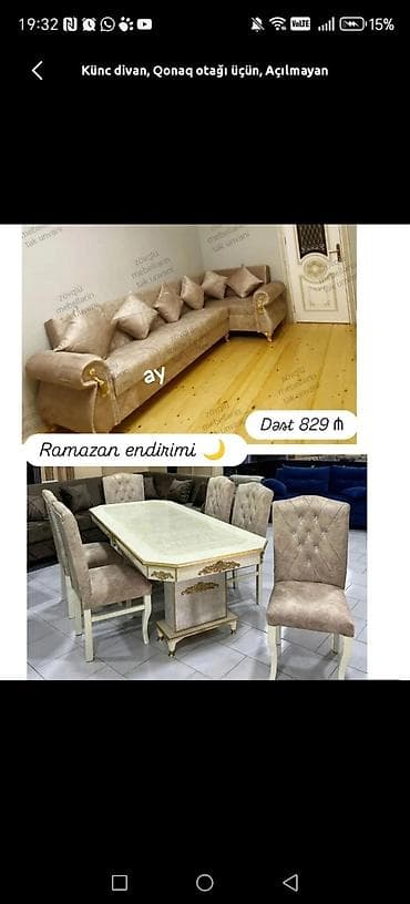 stol ayaqlari: Yeni, Masa və oturacaqlar, Kredit yoxdur — 1