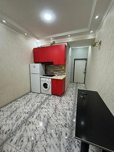 kiray: 2 otaqlı mənzil – studiya tipli Planlaşdırma: - Geniş bir otaq + açıq — 2