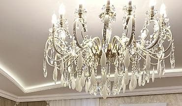 ucuz parça: Çılçıraq, 10 və daha çox lampa, Metal — 2