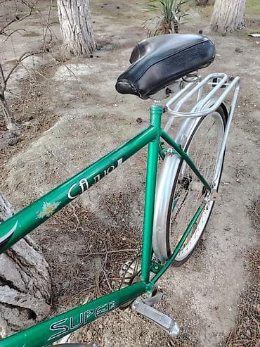 Velosiped aksesuarları: Şəhər/klassik tip velosiped - Rəng: yaşıl gövdə, gümüşü çəngəl və — 6