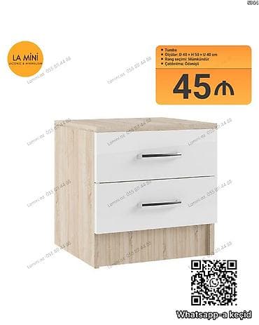 Tumbalar: Tumba – La Mini - Ölçülər: Dərinlik 40 sm × Hündürlük 50 sm × En 40 — 1