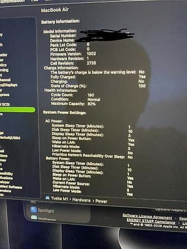 sony notebook: Apple MacBook Air 13" (M1, 2020) – Space Gray - Prosessor: Apple M1 — 5