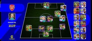 mecmeyi nedir: EFootball hesabı üçün “Arsenal” temalı güclü komanda skvadı - Oyun — 1