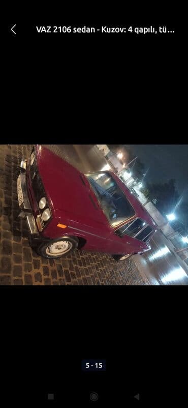 mercedes sürətlər qutusu: VAZ 2106 sedan - Kuzov: 4 qapılı sedan, klassik “şestoy” dizaynı - — 5