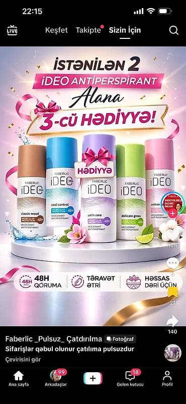 qaqa desti: Kosmetik dəst, Faberlic, 7 məhsul — 4