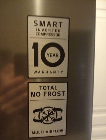 şkaf soyuducu: 2 qapılı LG Soyuducu Satılır, rəng - Boz, Kredit var — 4