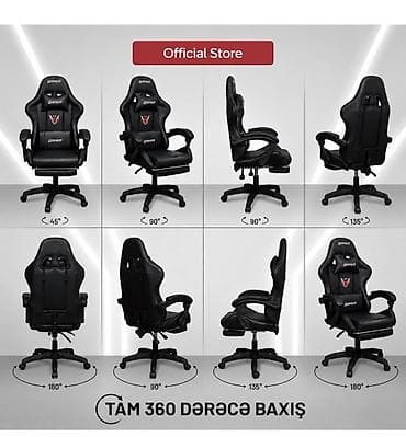 mini led: Gaming kreslosu – çoxfunksiyalı, erqonomik model - Rəng variantları — 5