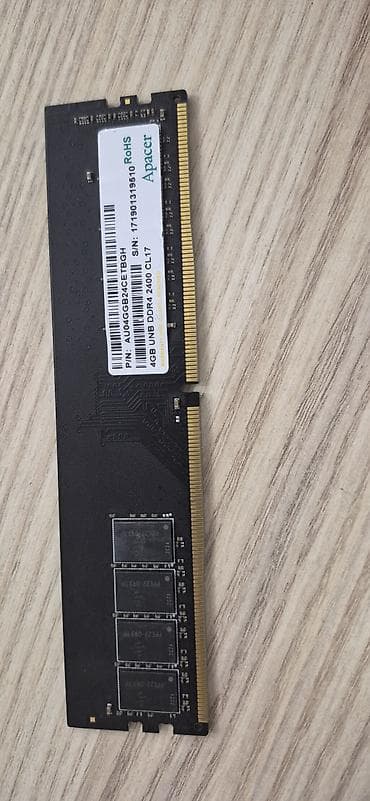 pc plata: Operativ yaddaş (RAM) Apacer, 4 GB, 2400 Mhz, DDR4, PC üçün — 1