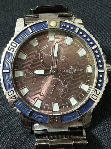 İşlənmiş, Qol saatı, rəng - Gümüşü