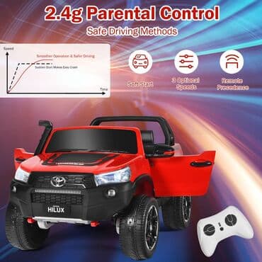 basanoşkalar 2023: 2023 YepYeni Uşaq maşını 12V 10 amper Böyük Toyota Hilux Lisenziyalı — 8