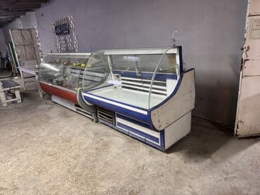 hazır vitrin: Soyuduculu vitrin – 1 ədəd (Göy rəngdə olan) Bütün baxımı (servisi) — 1