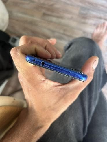 iphone x kamera: Redmi Note 7, 64 GB, rəng - Mavi, Barmaq izi — 6