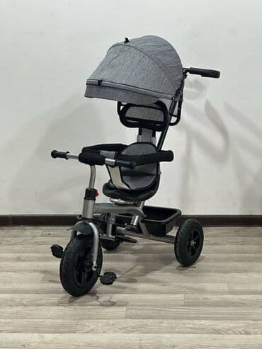 1 3 yaşlı uşaqlar üçün üçtəkərli velosipedlər: Çıxarıla bilən tutacaq ön təkəri idarə edir. Tutacaqlı üç təkərli — 3