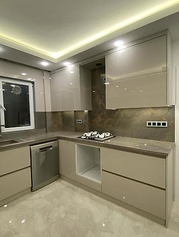 laminat mdf: Sifarişlə mətbəx dəsti, Özü çəkən petlələr, Mat laminat, Kredit yoxdur, Pulsuz çatdırılma — 2