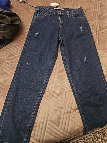 pull and bear: Qadın cins şalvarları – müxtəlif rəng və modellər - Modellər: Klassik — 3