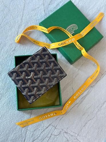 portmane: Goyard kişi pulqabısı (klassik “Goyardine” naxışı). Originalla 1:1di — 2