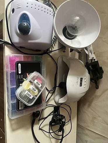 Dırnaq ustaları üçün tam dəst avadanlıq - Elektrik frez aparatı — 1