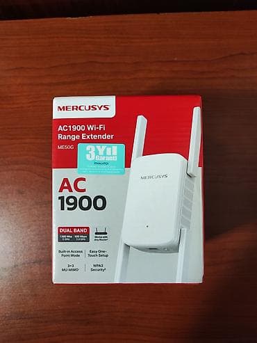 Mercusys ME50G AC1900 Wi‑Fi Range Extender - İki diapazonlu (Dual
