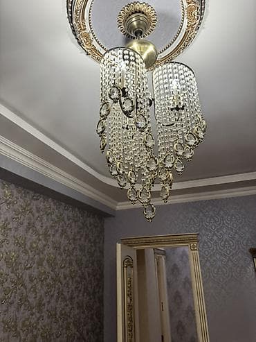 lustur altligi: Çılçıraq, 3 lampa, Xrustal — 1