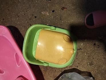 yun palaz: Uşaq üçün tualet oturacağı – maşın formalı - Rənglər: yaşıl-gövdə — 2