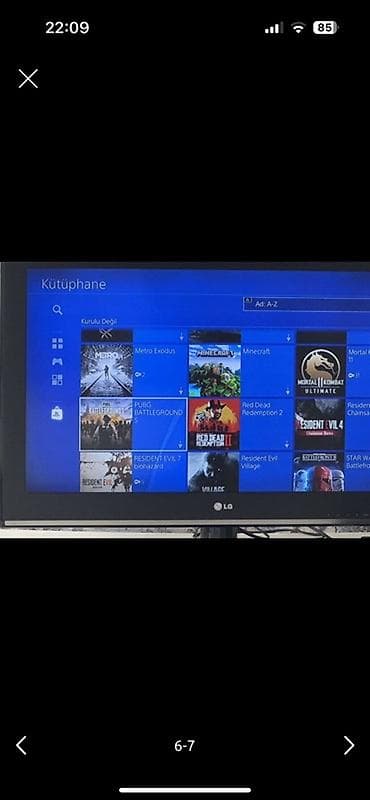 playstatio: Ps 4 slim 2 ədəd jostick 2 ədəd disk (GTA 5,Fifa 25) içinde online 28 — 5