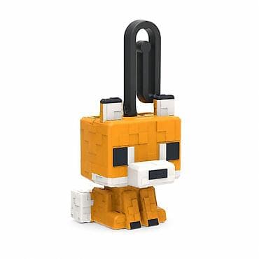 tulku dərisi: Aliram Kinder Joy Minecraft tərzində tülkü fiqurlu brelok - Dizayn — 1