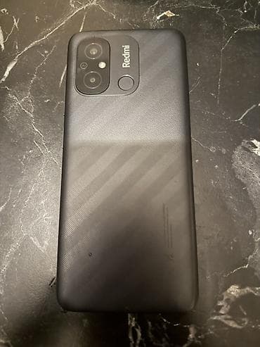 Redmi 12C, 64 GB, rəng - Qara, Barmaq izi
