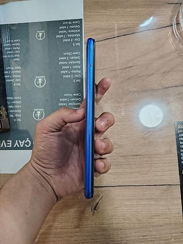 philips xenium 9@9d: Redmi 9T, 64 GB, rəng - Mavi, Barmaq izi — 4