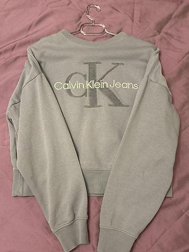 Plaşlar: Svitşot, Calvin Klein, XS, rəng - Boz — 2